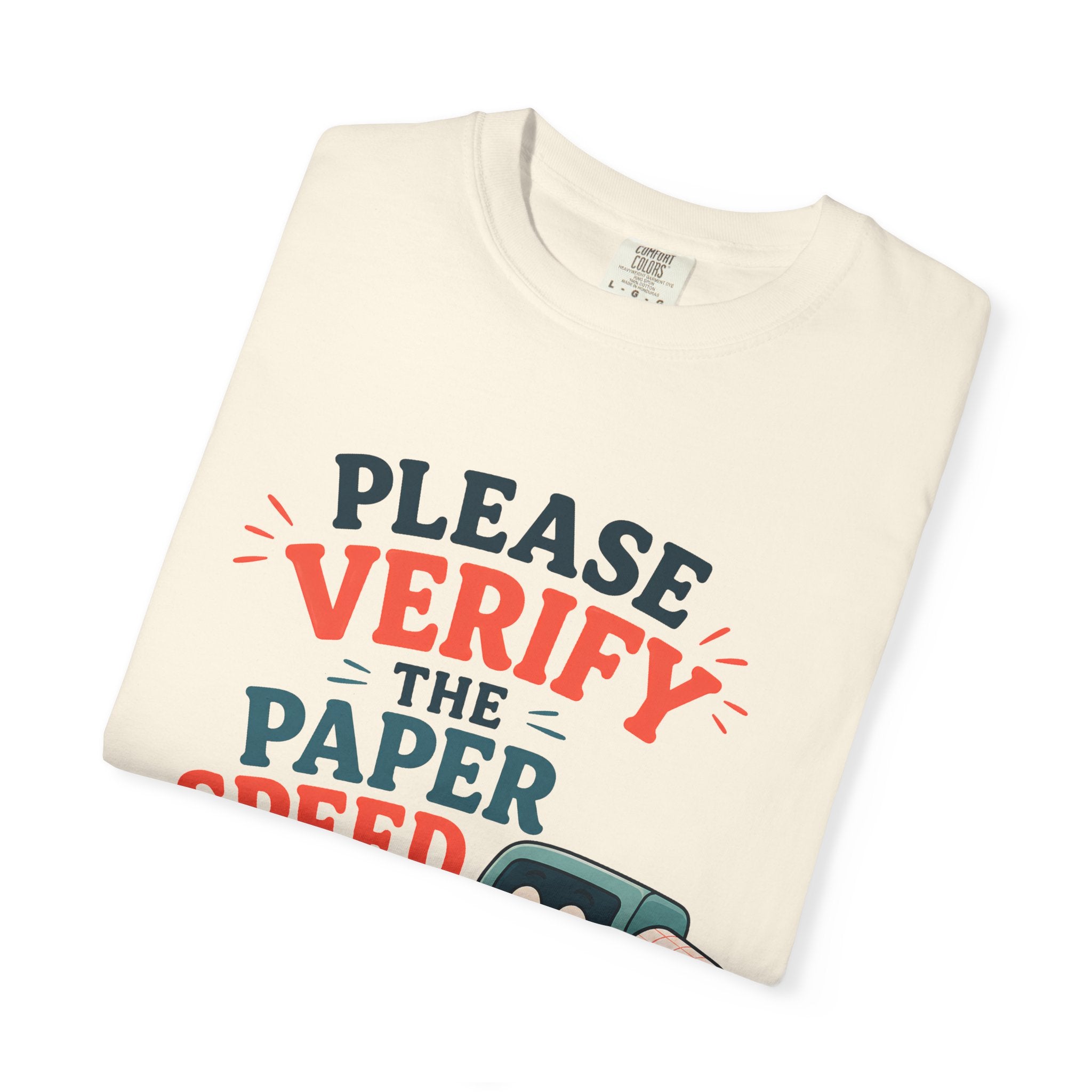Verify the Paper Speed EKG T-Shirt