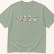 Alternate view of the illustrated Scrubbing In Raccoon garment-dyed t-shirt.