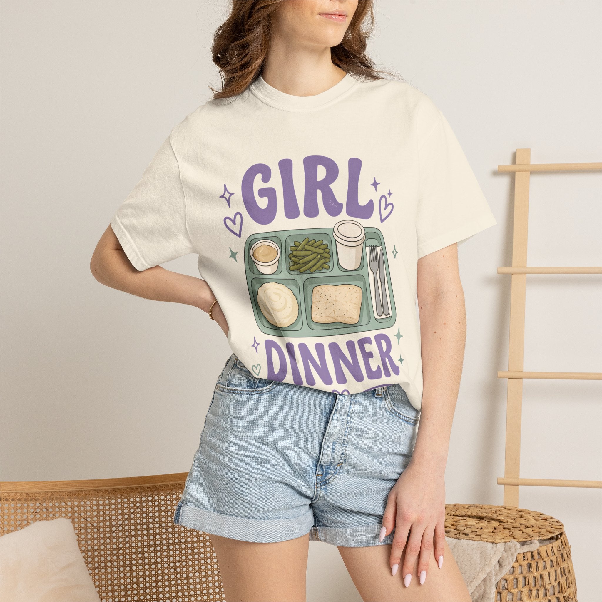 Girl Dinner Hospital Food T-Shirt