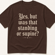 Alternate view of the 'Standing or Supine' garment-dyed t-shirt.