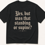 Alternate view of the 'Standing or Supine' garment-dyed t-shirt.