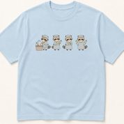 Alternate view of the illustrated Scrubbing In Raccoon garment-dyed t-shirt.