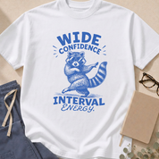 Alternate view of the 'Wide Confidence Interval Energy' garment-dyed evidence-based medicine t-shirt.