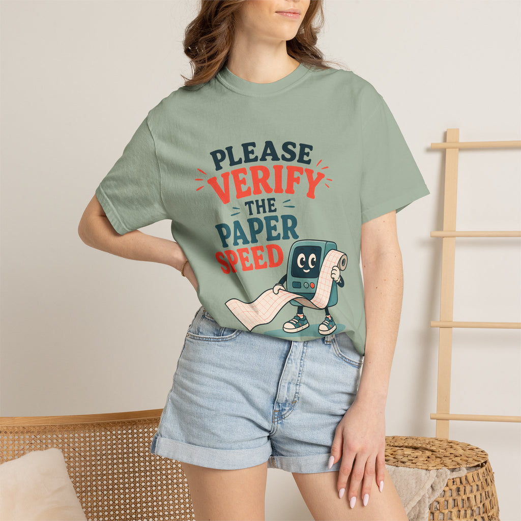 Verify the Paper Speed EKG T-Shirt