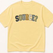 Alternate view of the 'Source' garment-dyed t-shirt.