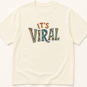 Garment-dyed unisex t-shirt printed with 'It's Viral' — Family Medicine humor tee for Infectious Disease, Pediatrics, and Primary Care professionals.