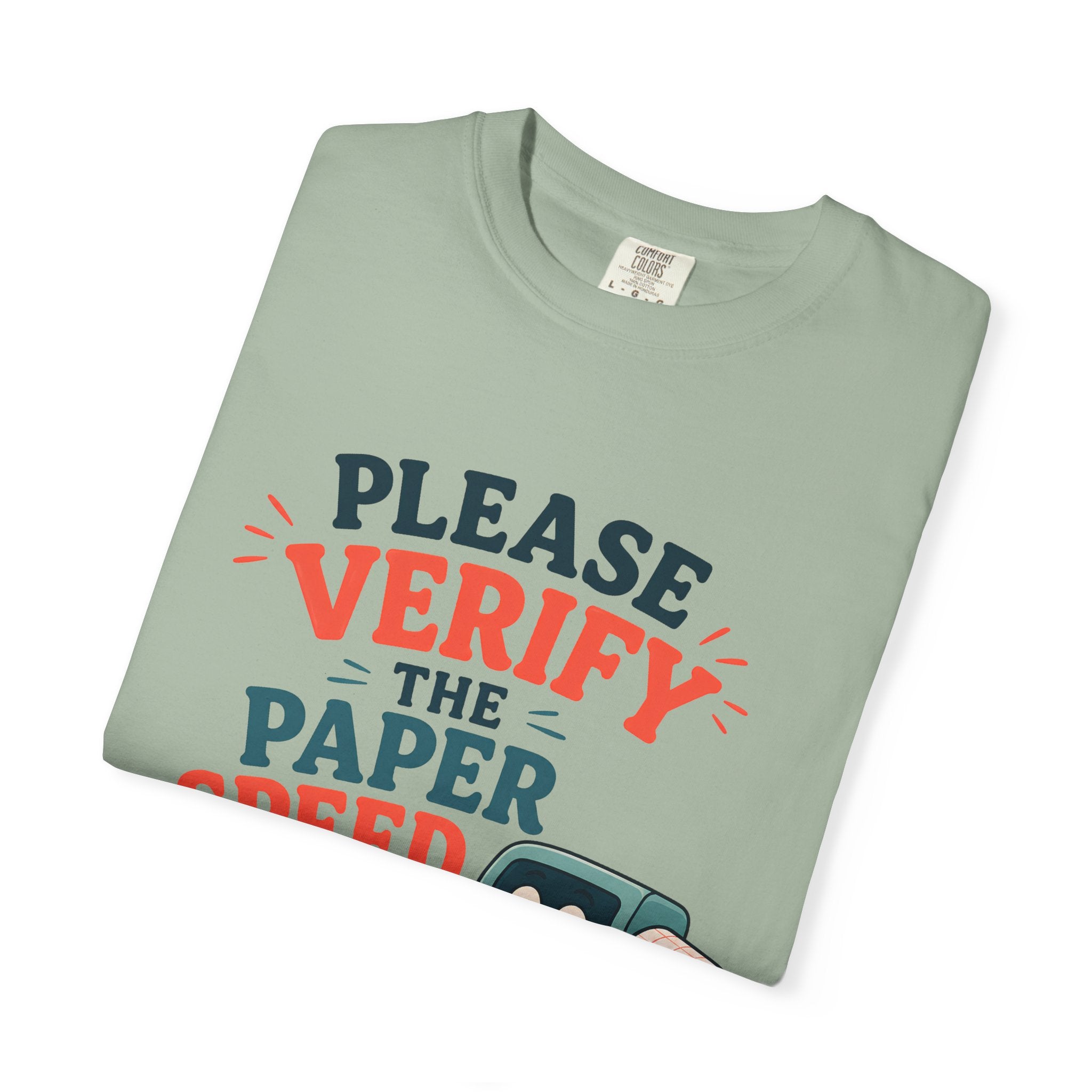 Verify the Paper Speed EKG T-Shirt