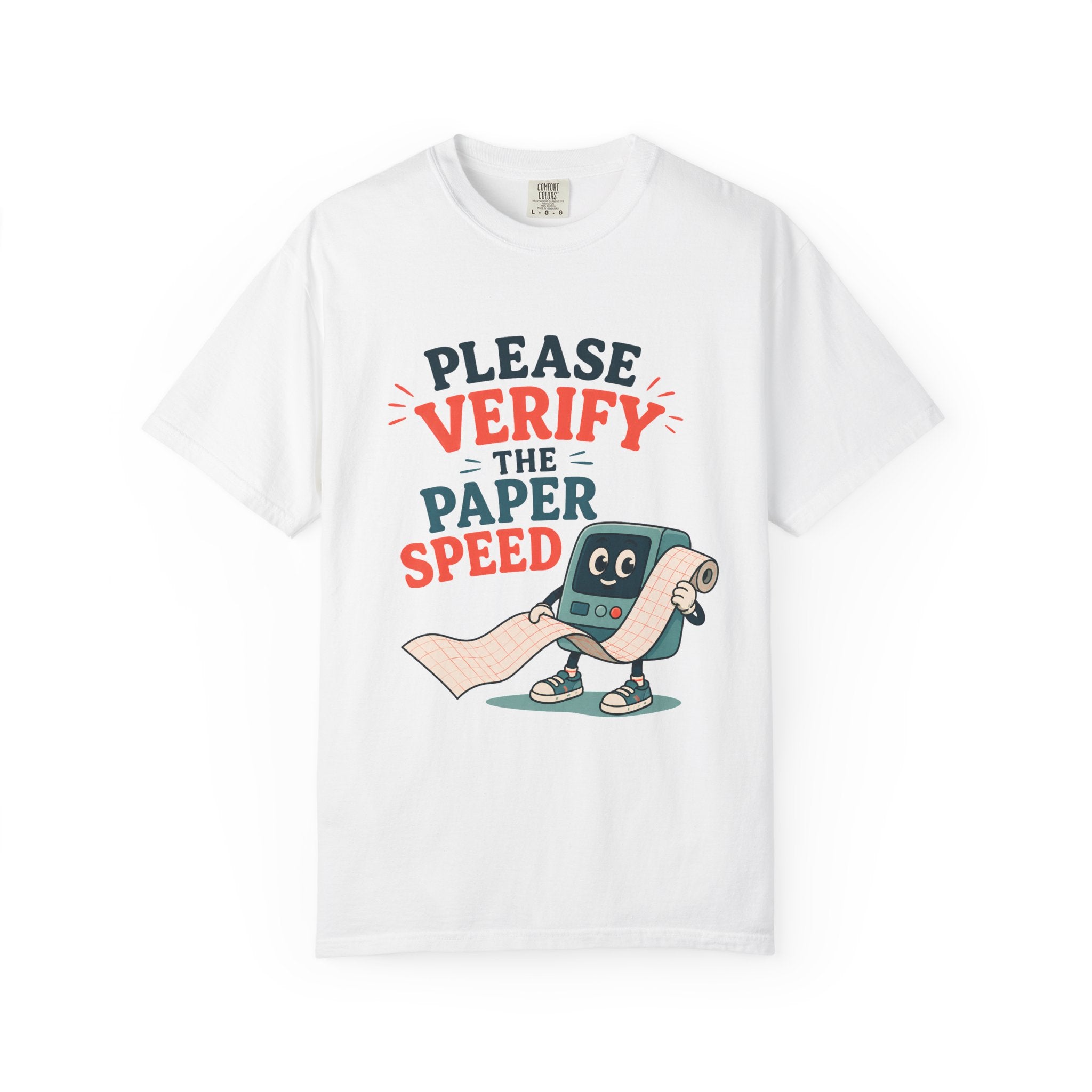 Verify the Paper Speed EKG T-Shirt