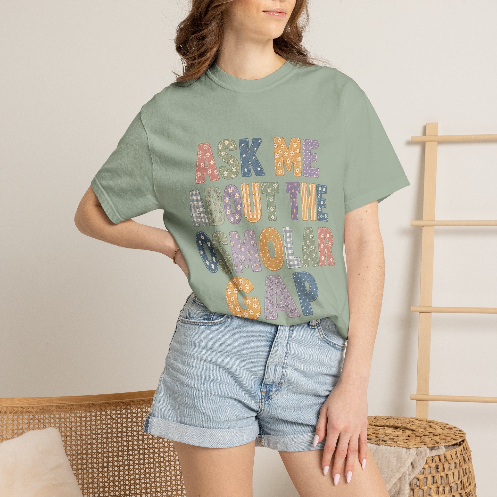 Osmolar Gap Faux Patchwork T-Shirt