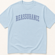 Alternate view of the 'Reassurance' garment-dyed t-shirt.