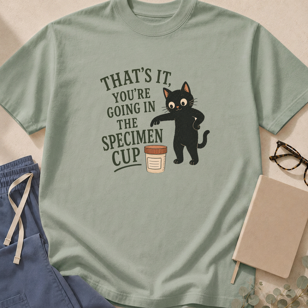 That's It, You Are Going in the Specimen Cup T-shirt