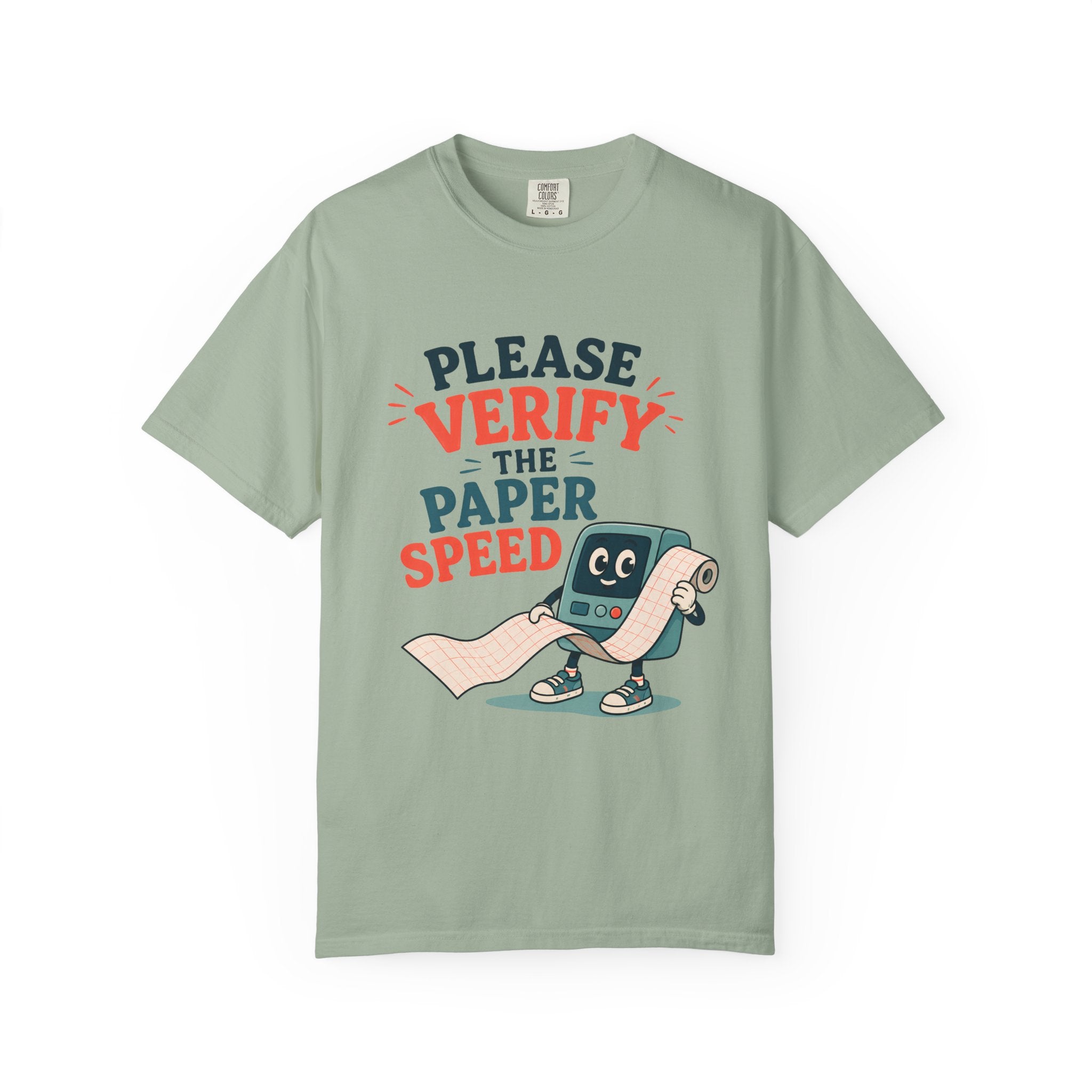 Verify the Paper Speed EKG T-Shirt