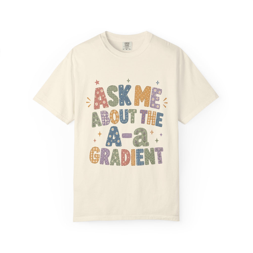 A-a Gradient Bright Faux Patchwork T-Shirt