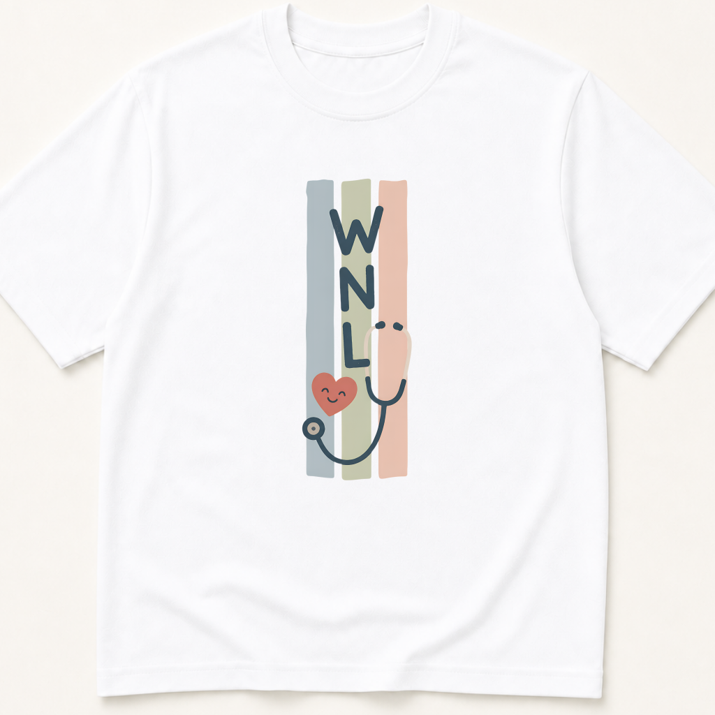 Alternate view of the 'WNL' garment-dyed t-shirt.