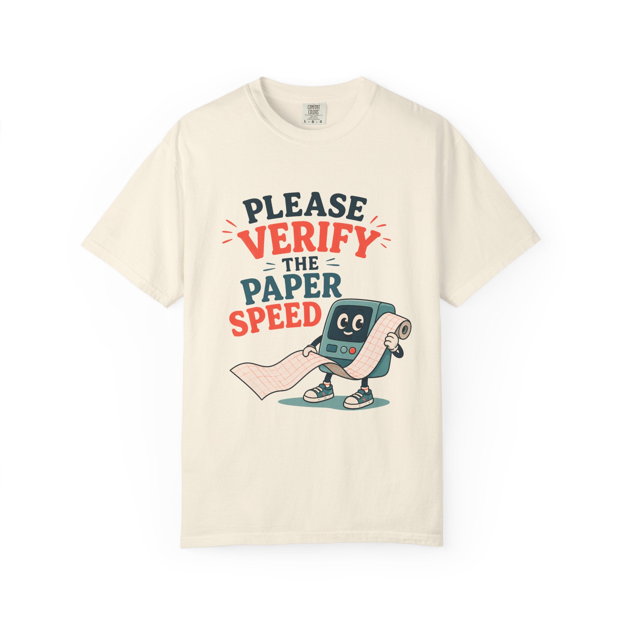 Verify the Paper Speed EKG T-Shirt