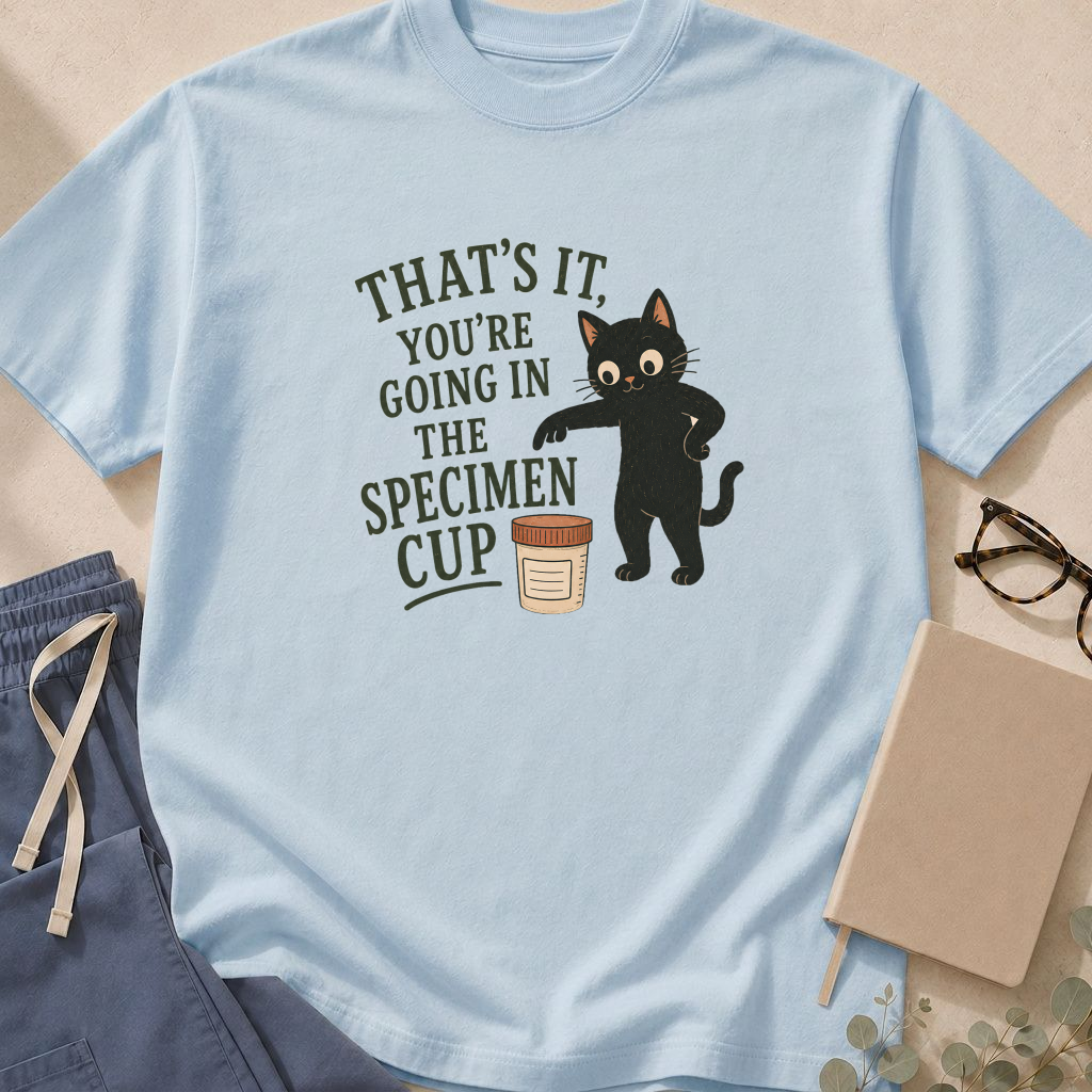 That's It, You Are Going in the Specimen Cup T-shirt