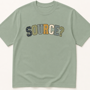 Alternate view of the 'Source' garment-dyed t-shirt.