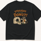 Alternate view of the 'Straight to the Donut' garment-dyed t-shirt.