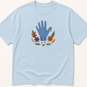 Alternate view of the illustrated Surgical Glove Turkey garment-dyed t-shirt.