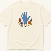 Alternate view of the illustrated Surgical Glove Turkey garment-dyed t-shirt.