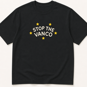 Alternate view of the 'Stop the Vanco' garment-dyed t-shirt.