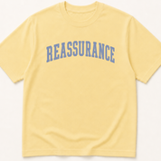 Alternate view of the 'Reassurance' garment-dyed t-shirt.