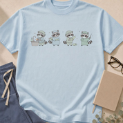 Additional colorway of the Scrubbing In Raccoon garment-dyed operating room t-shirt.