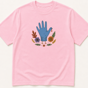 Alternate view of the illustrated Surgical Glove Turkey garment-dyed t-shirt.