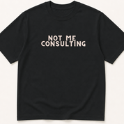 Alternate view of the 'Not Me, Consulting' garment-dyed t-shirt.