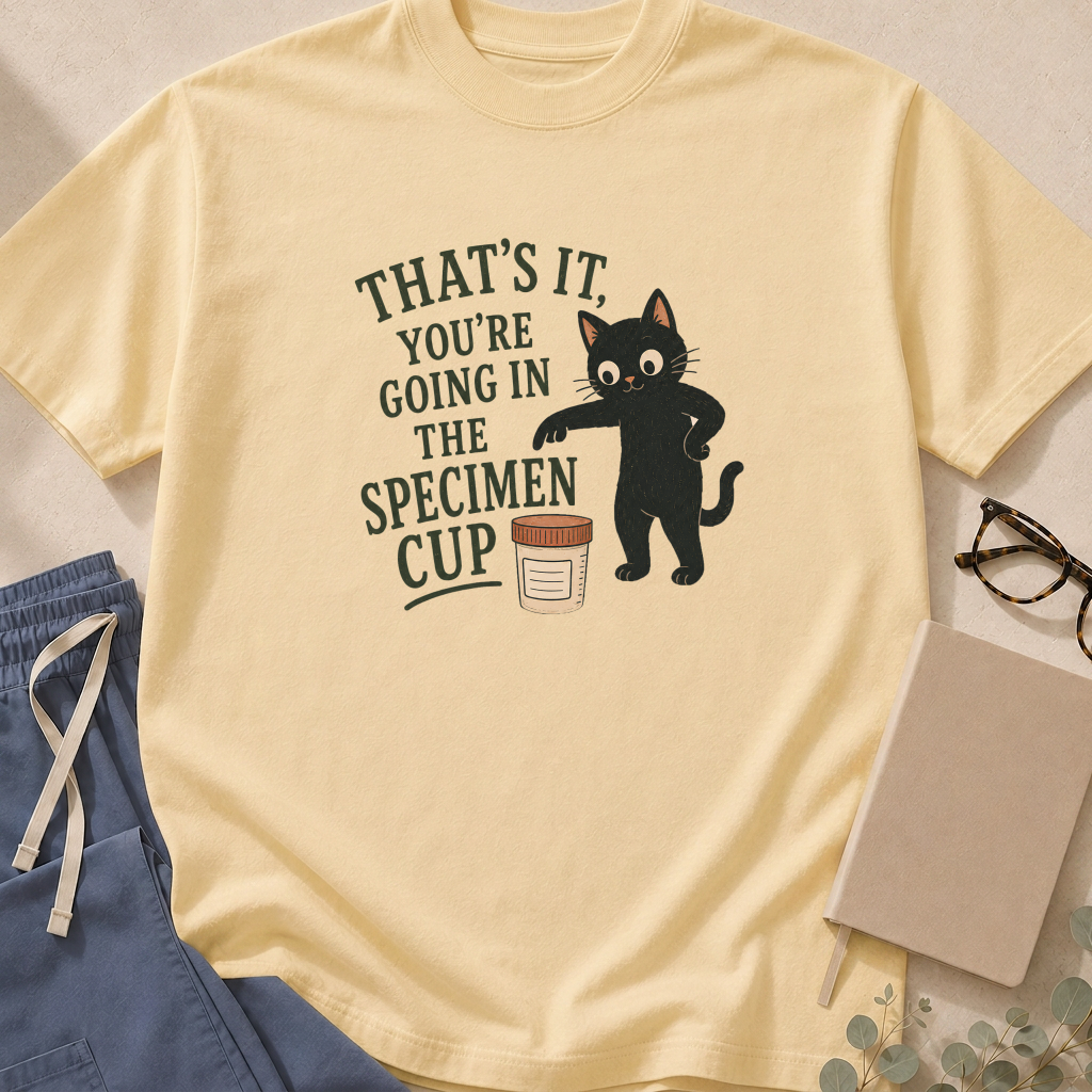 That's It, You Are Going in the Specimen Cup T-shirt