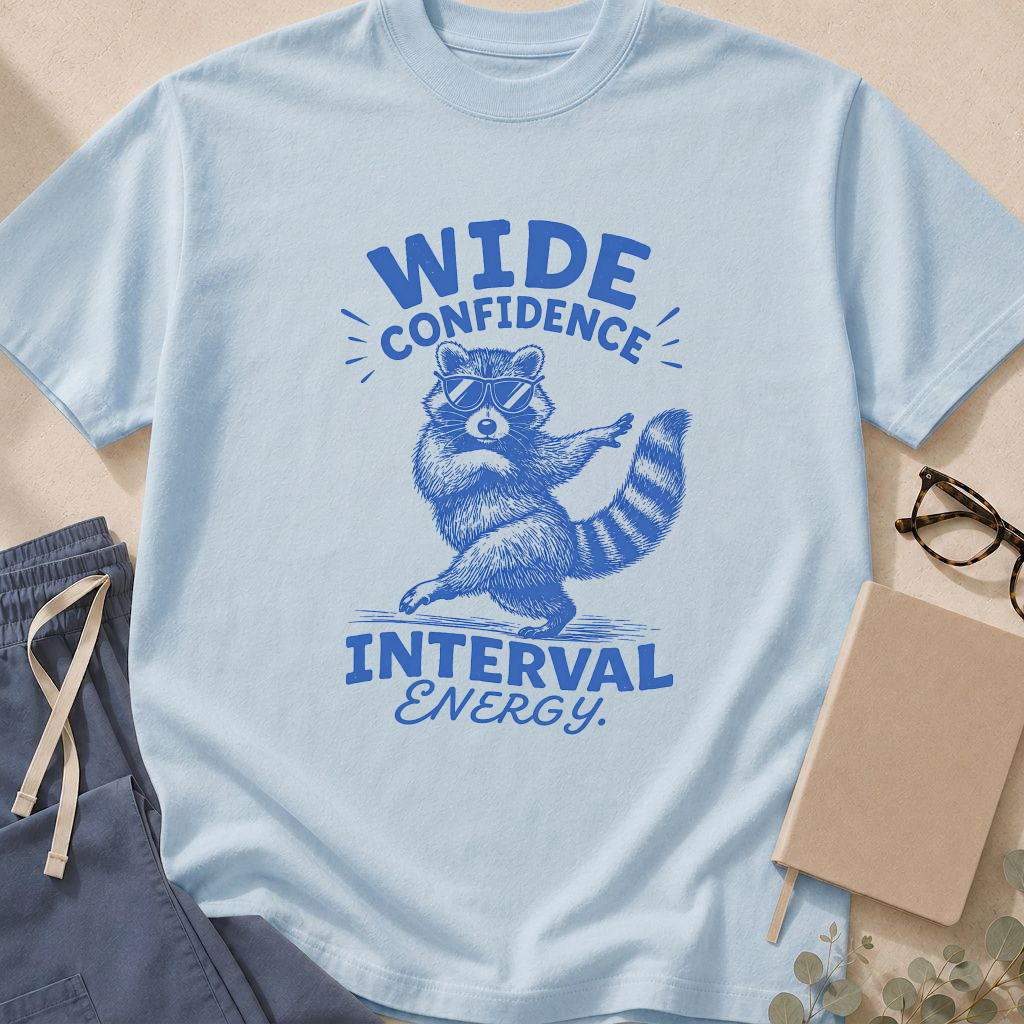Alternate view of the 'Wide Confidence Interval Energy' garment-dyed evidence-based medicine t-shirt.