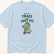 Alternate view of the 'Off to Trace the LVOT VTI' garment-dyed t-shirt.