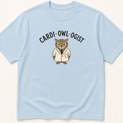 Alternate view of the illustrated Cardi-OWL-ogist garment-dyed t-shirt.