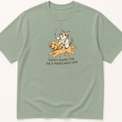 Alternate view of the 'Always Time for a Monofilament Exam' garment-dyed t-shirt.