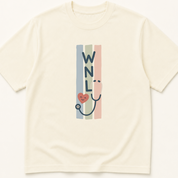 Garment-dyed unisex t-shirt printed with 'WNL' — Family Medicine humor tee for General Medicine, Hospital Medicine, and Internal Medicine professionals.