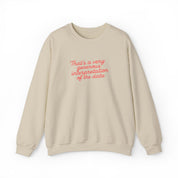 That's a very generous interpretation of the data Embroidered Sweatshirt