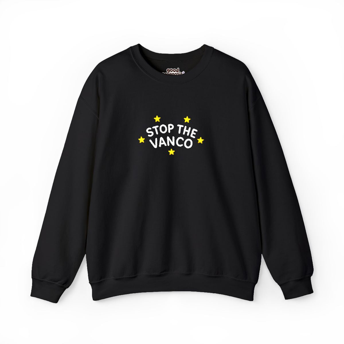 Stop the Vanco Embroidered Sweatshirt