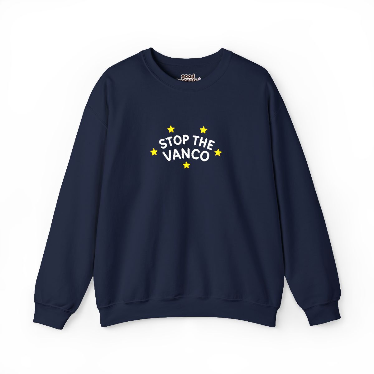 Stop the Vanco Embroidered Sweatshirt